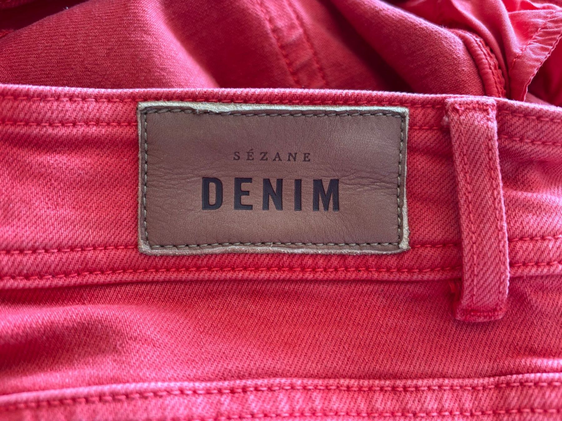 Sezane Jeans: SEZANE rote Jeans Gr. 44 – Usato da Zürich venduto da missmodernage 6