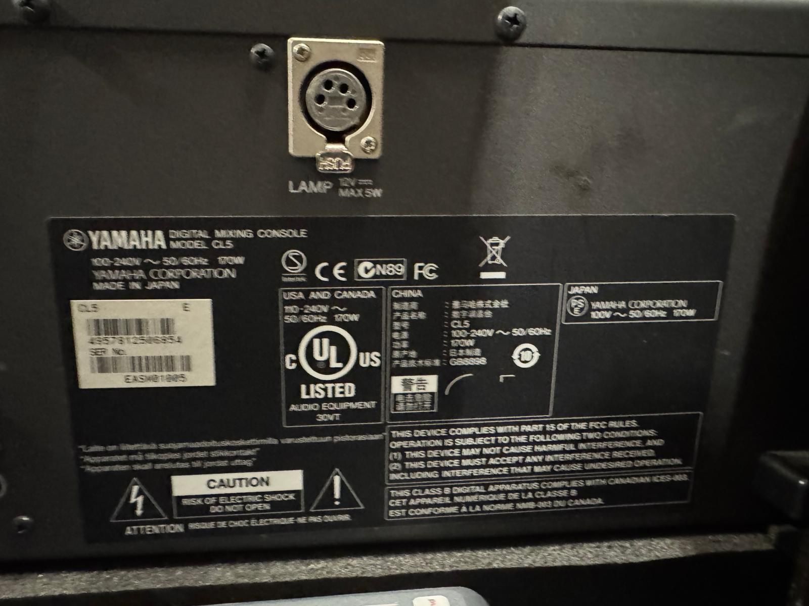Yamaha Mischpulte: Yamaha CL 5 – Gebraucht aus Luzern von mllu01 3