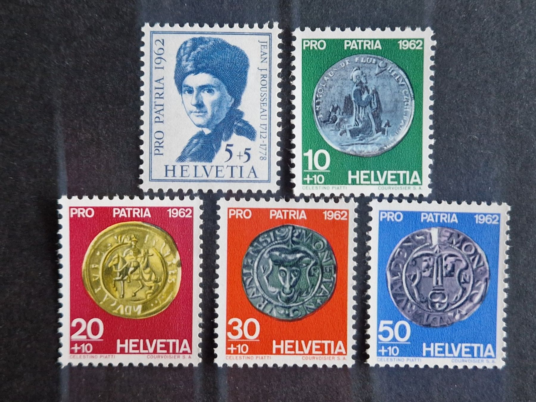 Alle Briefmarken: Pro Juventute 1962  postfrisch ** – Gebraucht aus Bouveret von hckoala