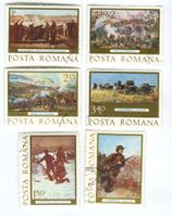 Briefmarken "Malerei". Rumänien