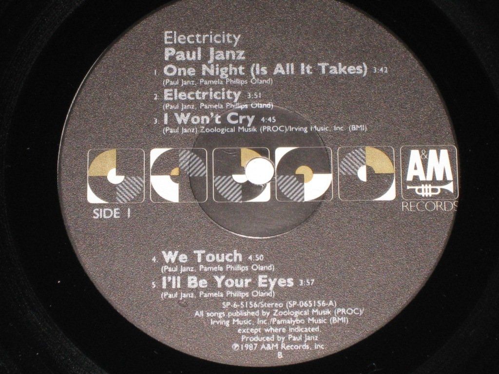 Dischi in vinile: LP - PAUL JANZ - ELECTRICITY – Usato da Steckborn venduto da Quo7 1