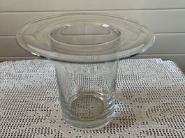 Elegante Mundgeblasene Vase, Glasvase, Blumenvase, Deko