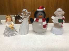 Weihnachtsfiguren, Engel, Schneemann