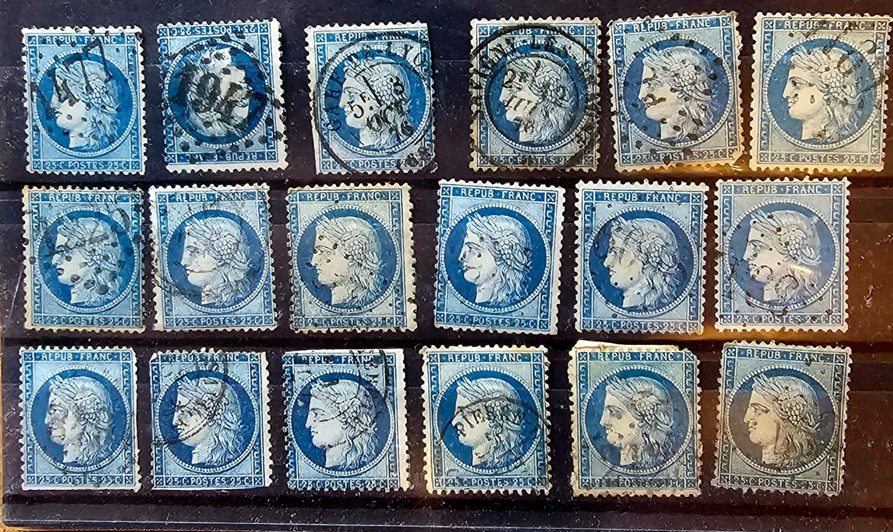 Tutti i francobolli: FRANCE timbres classiques – Usato da Les Valettes venduto da Nuba1