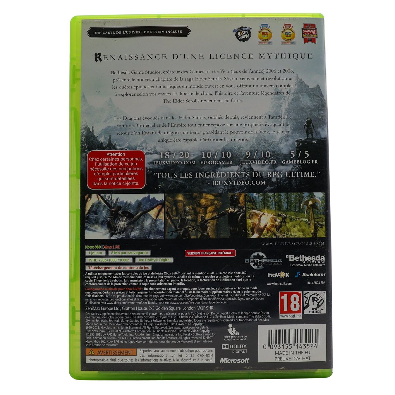 Giochi: Elder Scrolls V Skyrim - XBOX 360 – Usato da Paudex venduto da dindeboy 1