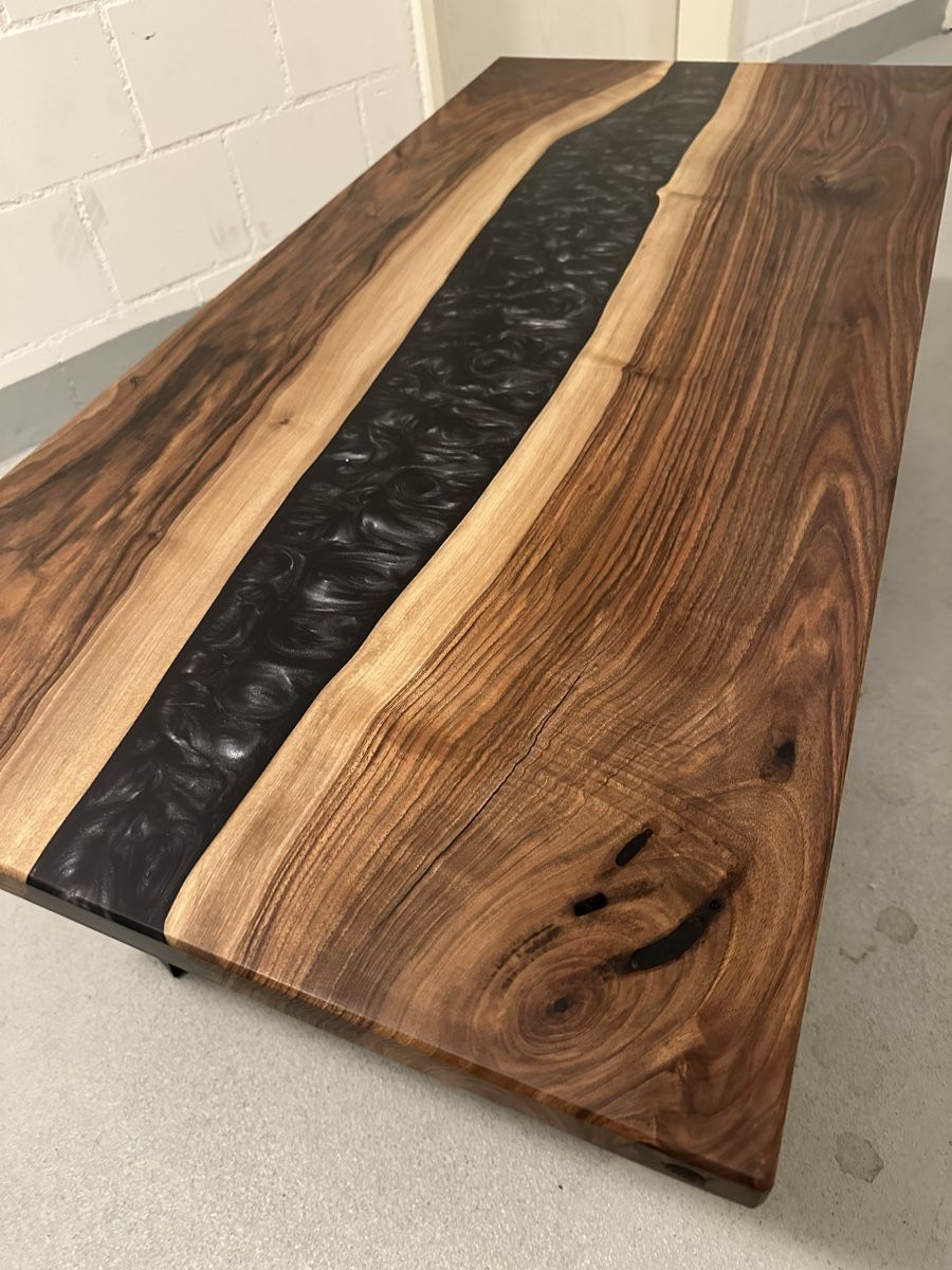 Tische: Couchtisch Nussbaum Epoxidharz – Neu (gemäss Beschreibung) aus Oftringen von zeki05 6