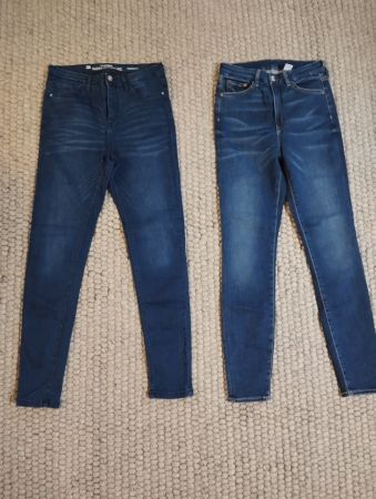 2 Jeans super Skinny high waist Gr.38, neu
