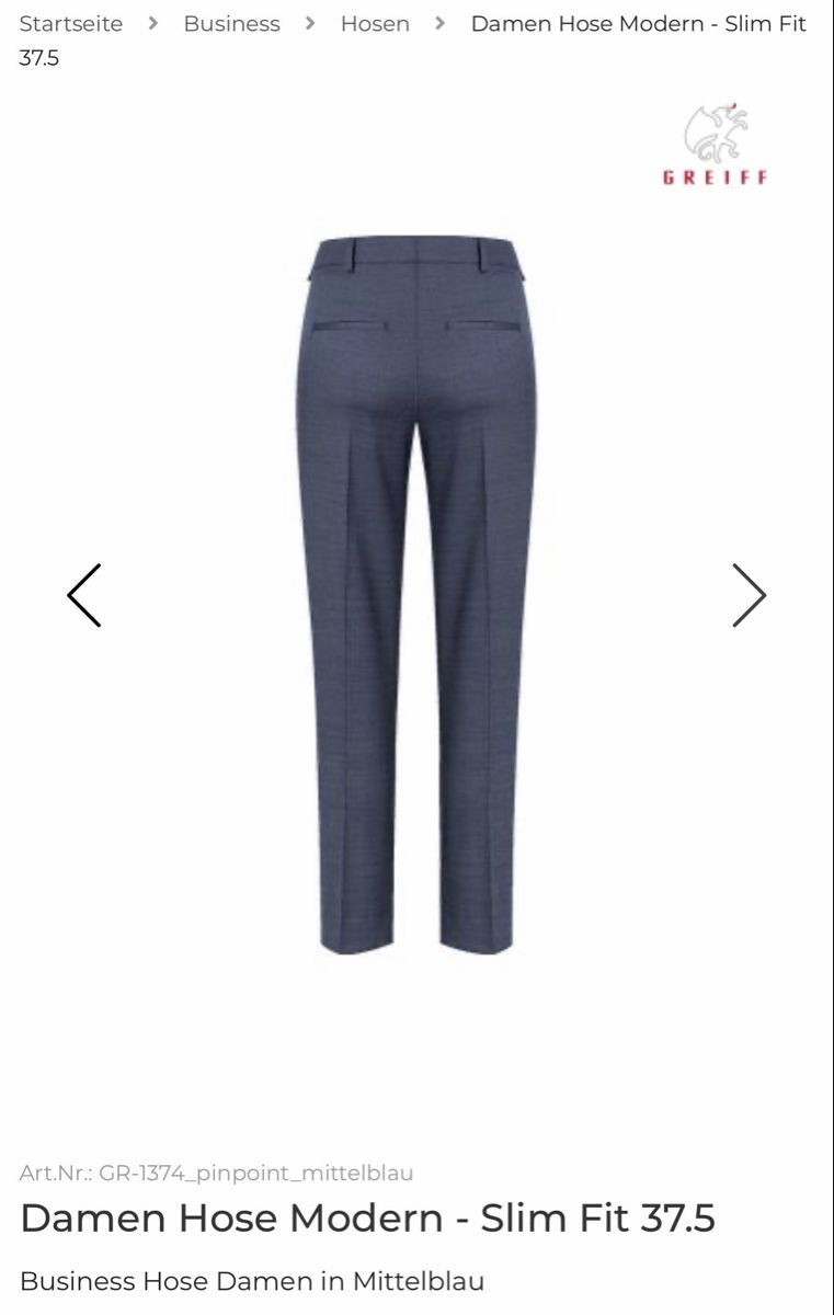 Pantaloni: Anzugshose Damen Marke Greiff – Nuovo e nell'imballaggio originale da Dietikon venduto da meeelissaa 1
