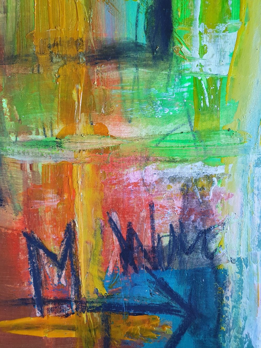 Dipinti: Abstrakte Malerei "Head or Heart" 36x48  – Nuovo (secondo la descrizione) da Wimmis venduto da hel_m26m 6