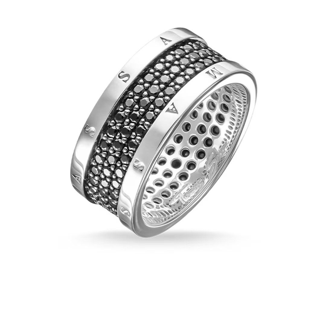 Thomas Sabo Anelli: thomas sabo eternity ring classic schwarz 52 – Nuovo (secondo la descrizione) da Rikon im Tösstal venduto da Dr.Nobody