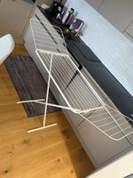 Wäscheständer aus Metall weiss klappbar