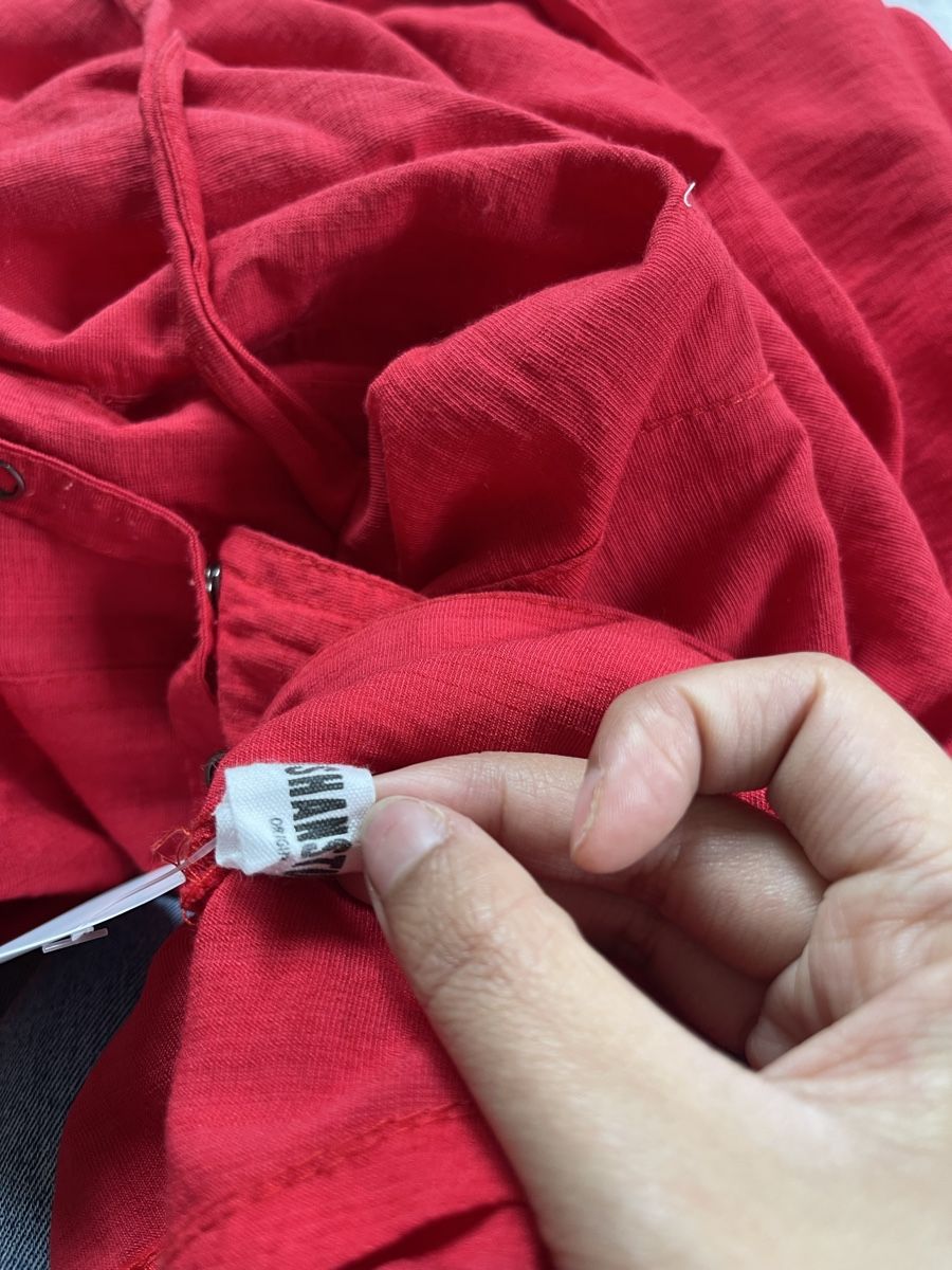 Tute: Red Cotton Romper – Usato da Zürich venduto da hsi_tl5c 3