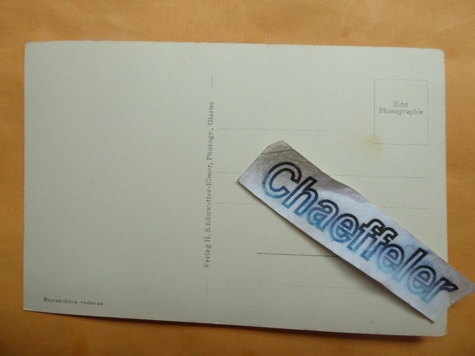 Cartes postales: Thalalpsee – D'occasion à Zürich par Chaeffeler 1