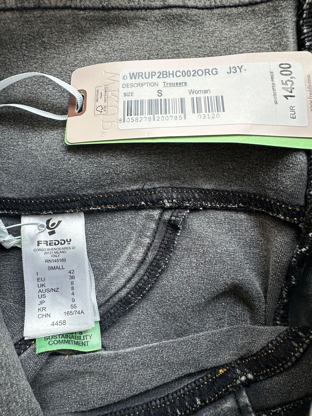 Freddy Jeans: Freddy Hose Wr.up High Waist grau – Usato da Luzern venduto da Leumatt2015 5