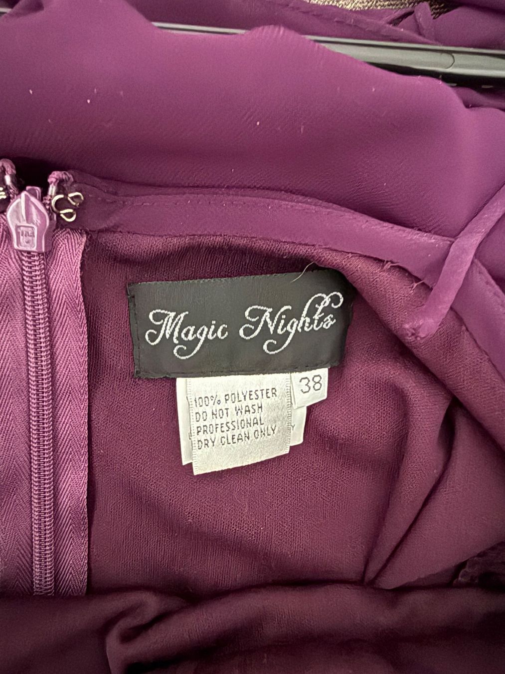 Vestiti: Abendkleid Magic Nights lila Grösse 38 mit Schmuckstein – Usato da Bözen venduto da caruso5 2