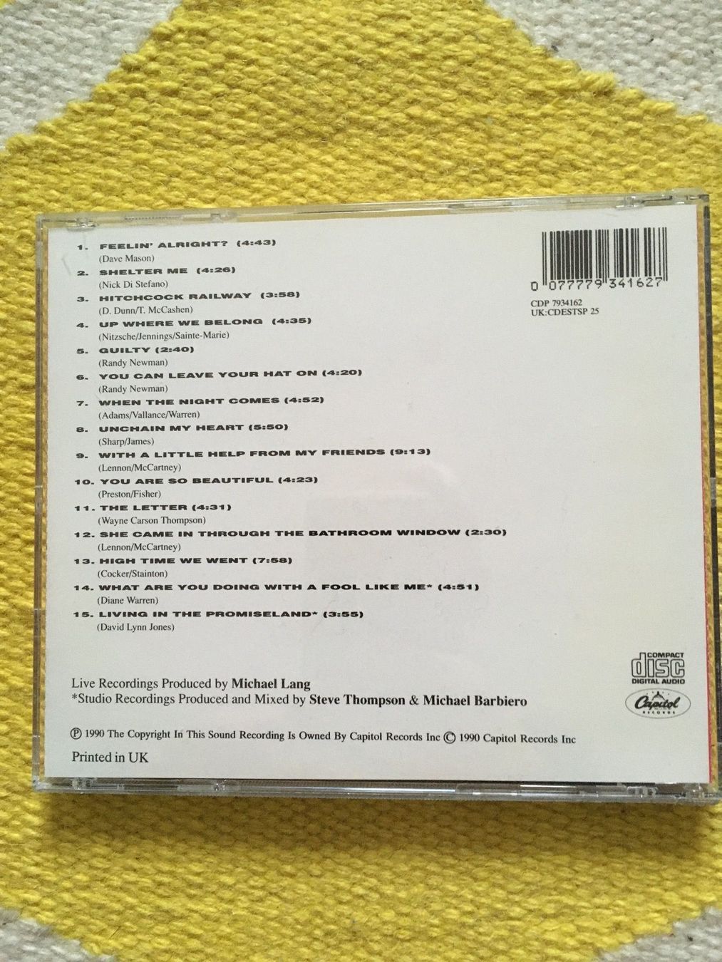 CDs: JOE COCKER-LIVE – Gebraucht aus Rorschacherberg von CD-Roli 1