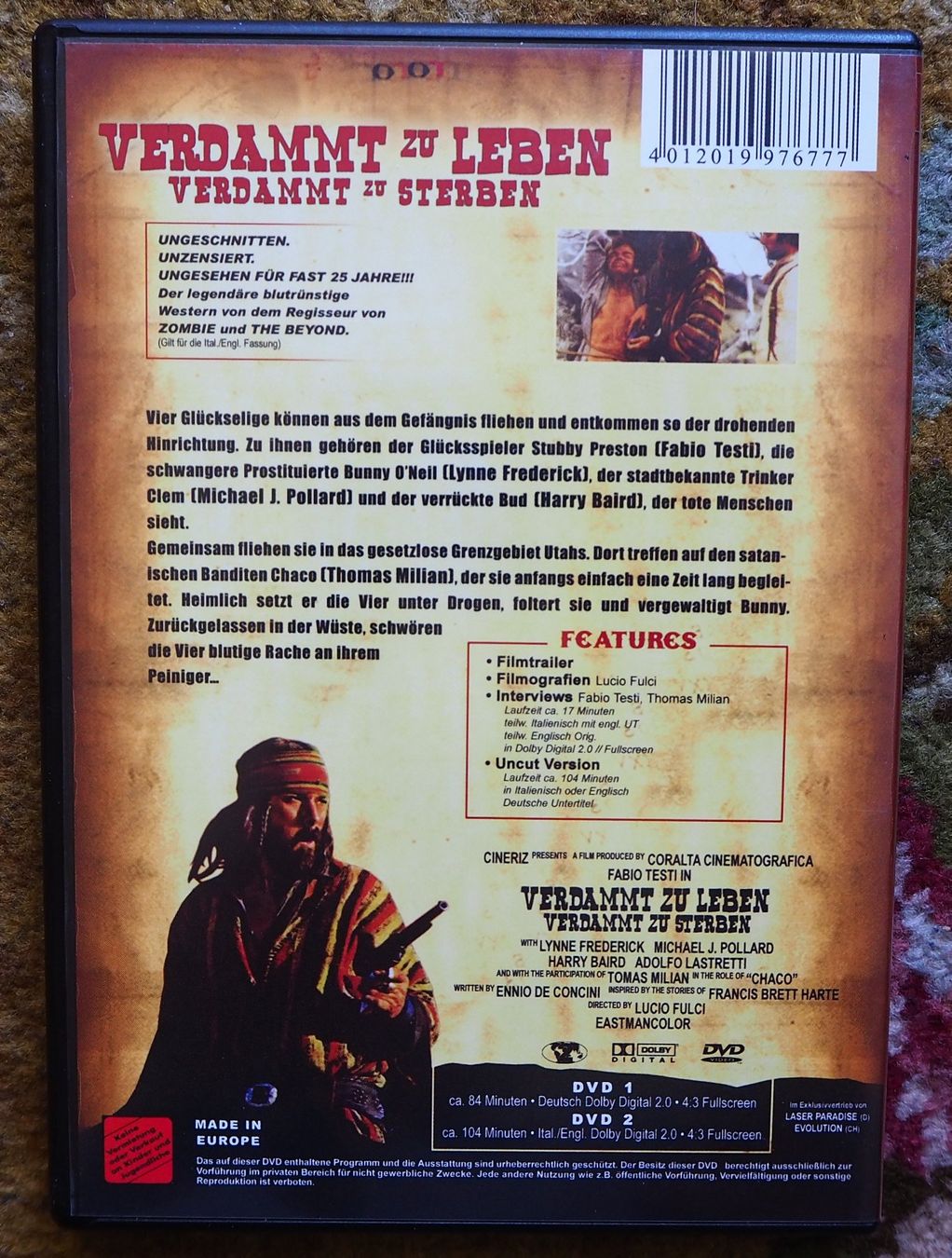 Tutti i DVDs: Italo Western / Sammlung / 8 Filme – Usato da Chur venduto da dluli 6