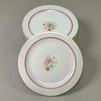 6 Assiettes Langenthal Suisse pout M. Steiger & Cie Lausanne