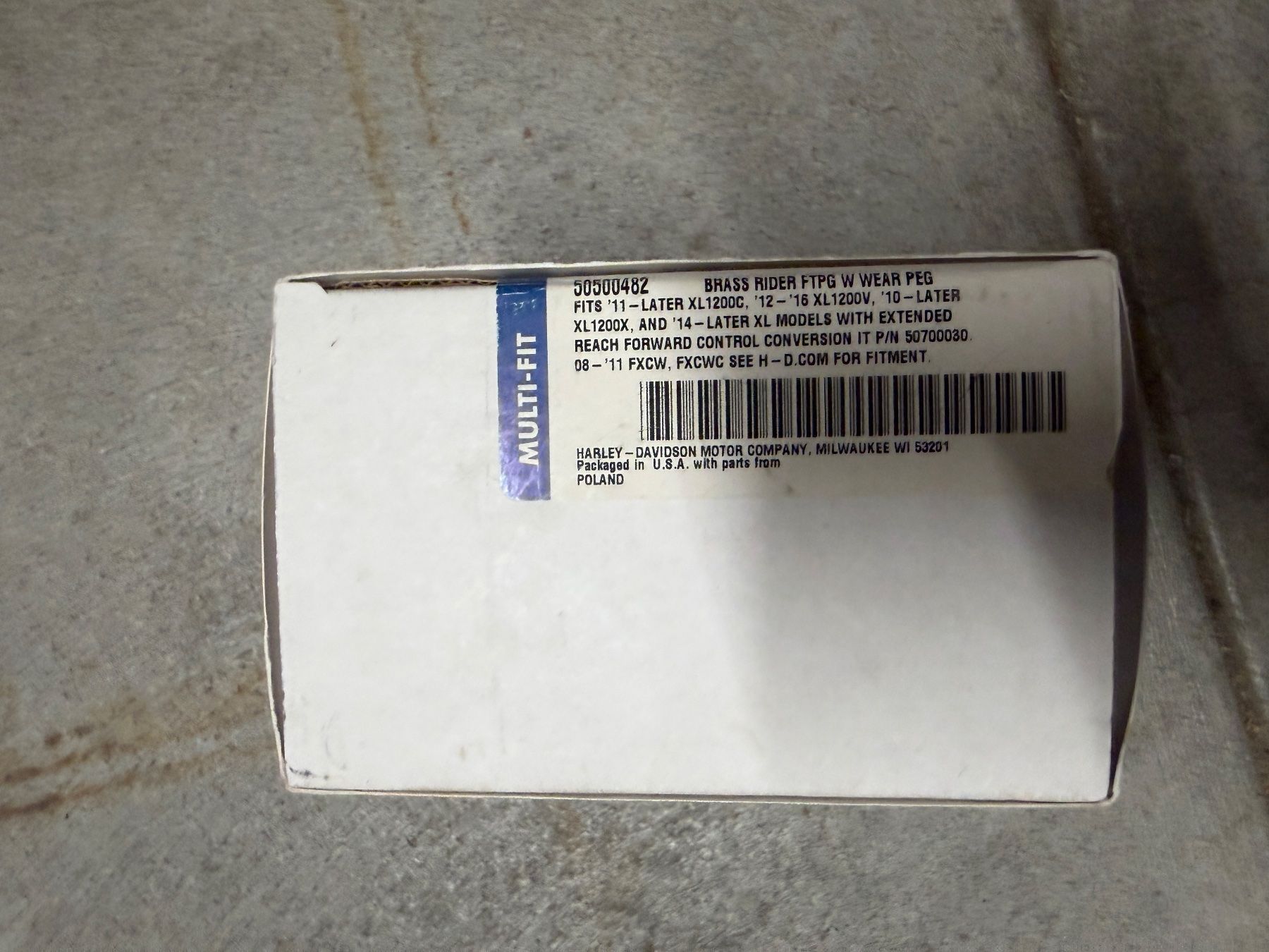 Harley-Davidson Alle Motorradersatzteile: 50500482 Harley-Davidson Fussrasten – Neu und originalverpackt aus Ostermundigen von jas_9j7d 2