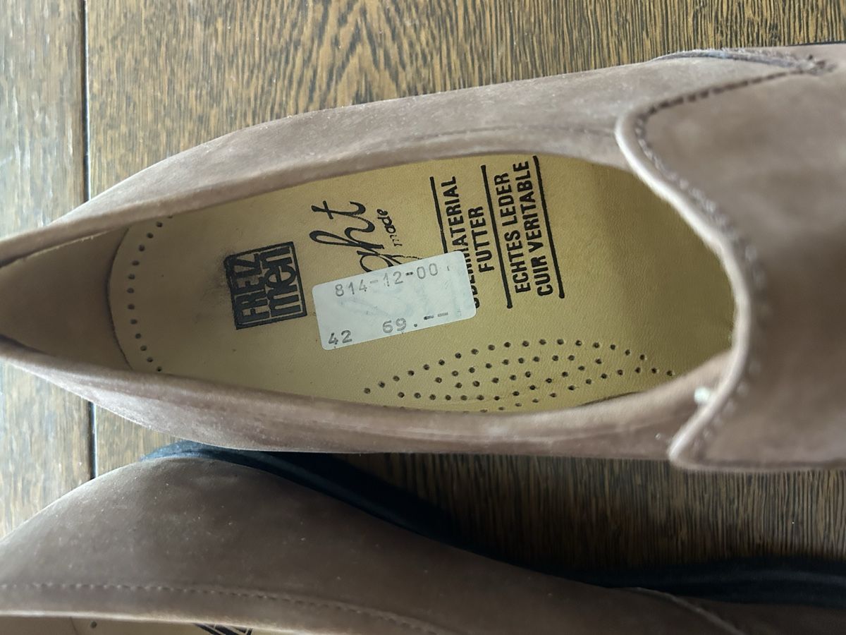 Herrenschuhe: Herren Schuhe Grösse 42 braun Leder – Neu und originalverpackt aus Zürich von famsoldera 3