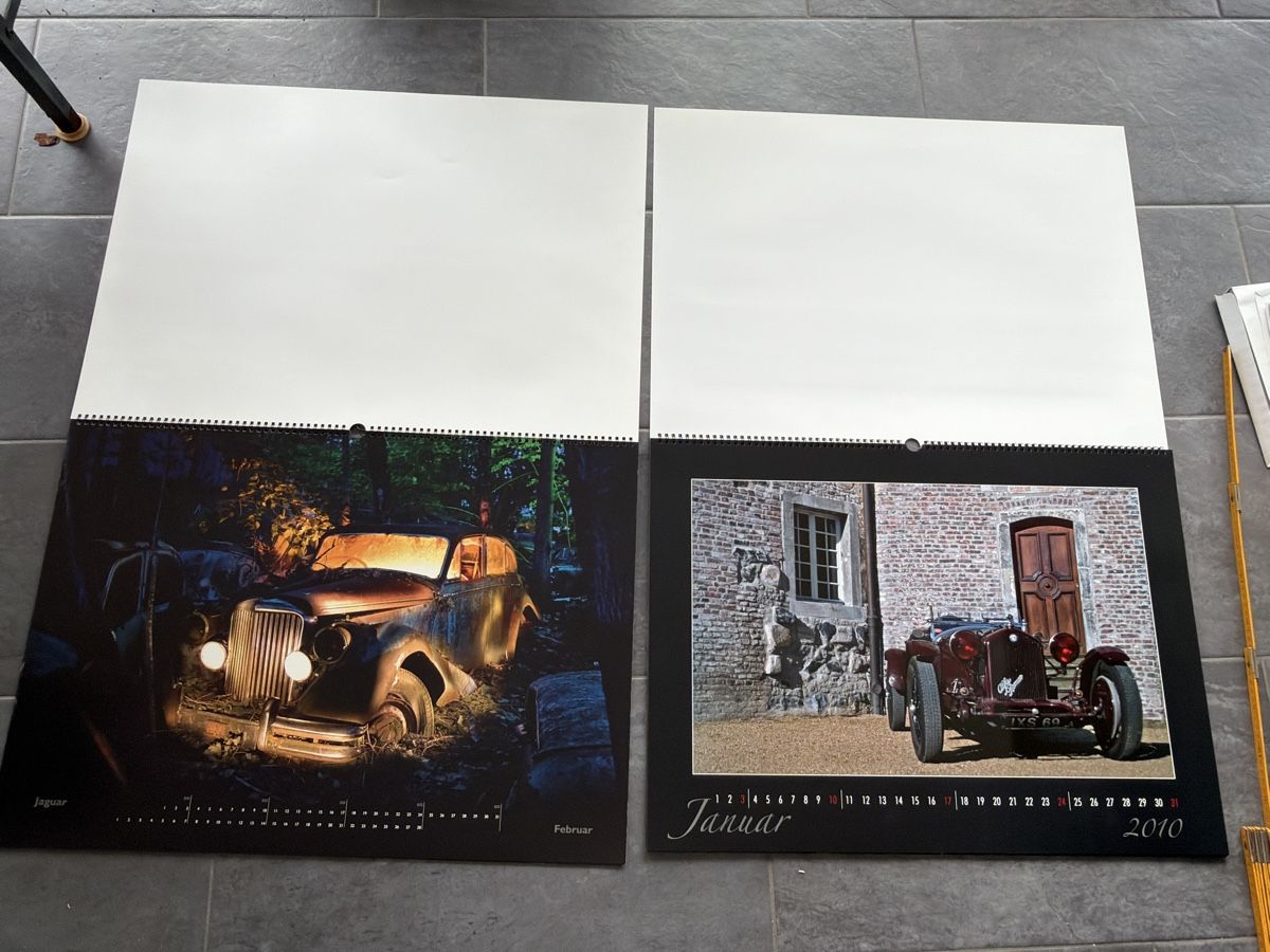 Calendari: 2x Oldtimer Kalender 2010 – Usato da Wolfwil venduto da Rolex1 1