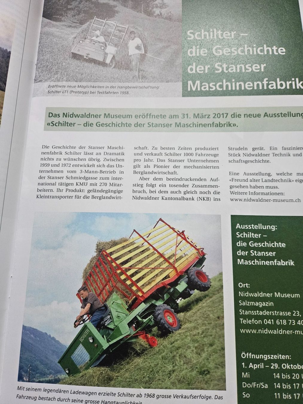 Aebi Traktoren: Alte Landtechnik 2/17 Aebi Schilter Warcchalowski xb – Gebraucht aus Flawil von sr1_f6st 4