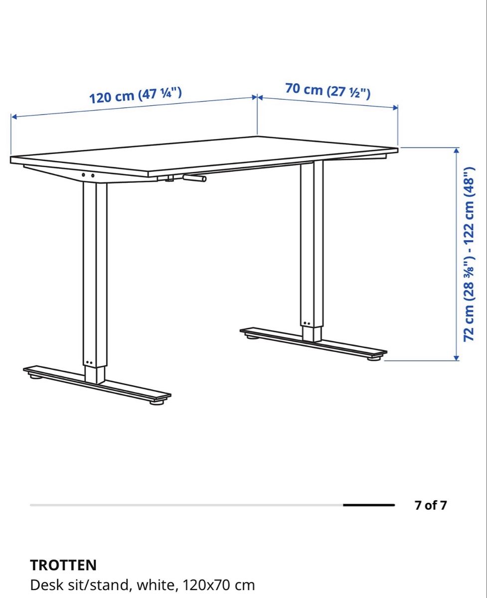 Bureaux: Ikea trotten. Standing - elevable desk – D'occasion à Zürich par Alejandro- 1