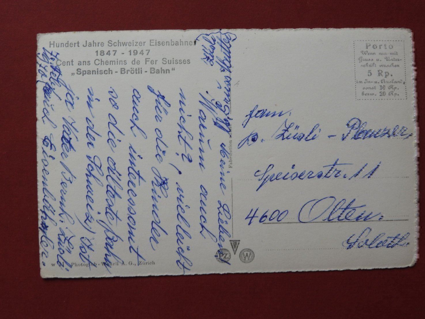 Cartoline postali: 6 AK Motiv Eisenbahn !!!! – Usato da Rain venduto da 999-800-K 6