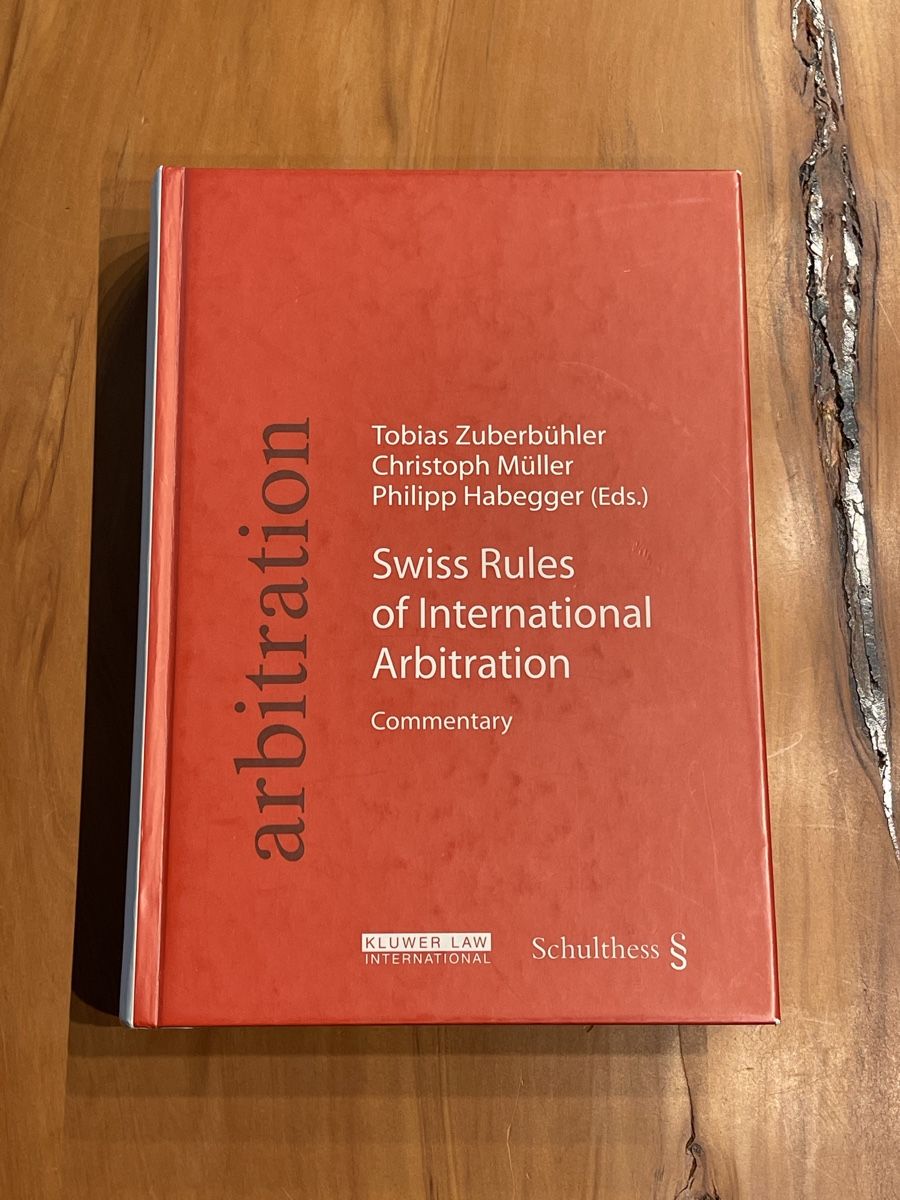 Bücher: Swiss Rules of International Arbitration, Commentary – Gebraucht aus Volketswil von doughboy