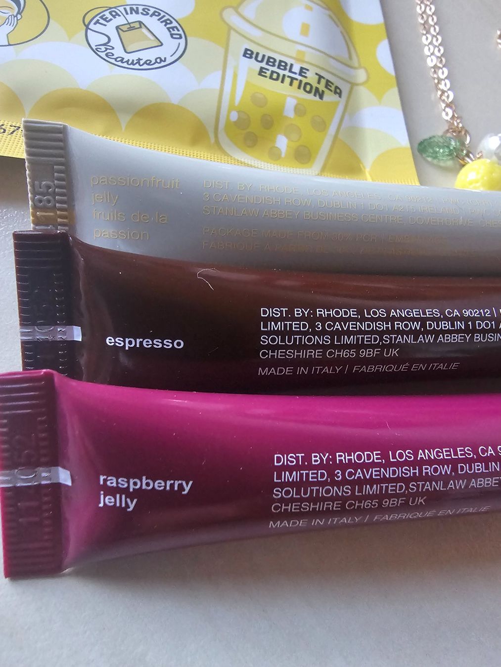 Cura del viso: Lip Tints Rhode/Gesichtsmaske/Halskette – Nuovo (secondo la descrizione) da Balterswil venduto da Dikdik1992 1