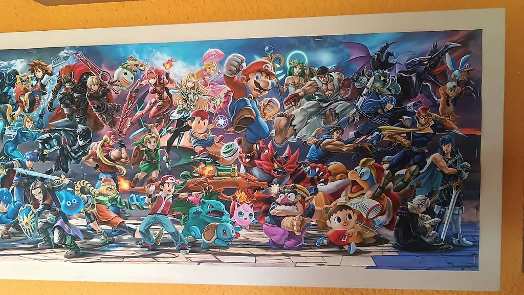 Alle Dekorationen: Fresque smash bros ultimate – Gebraucht aus Fully von Cyrilos 2