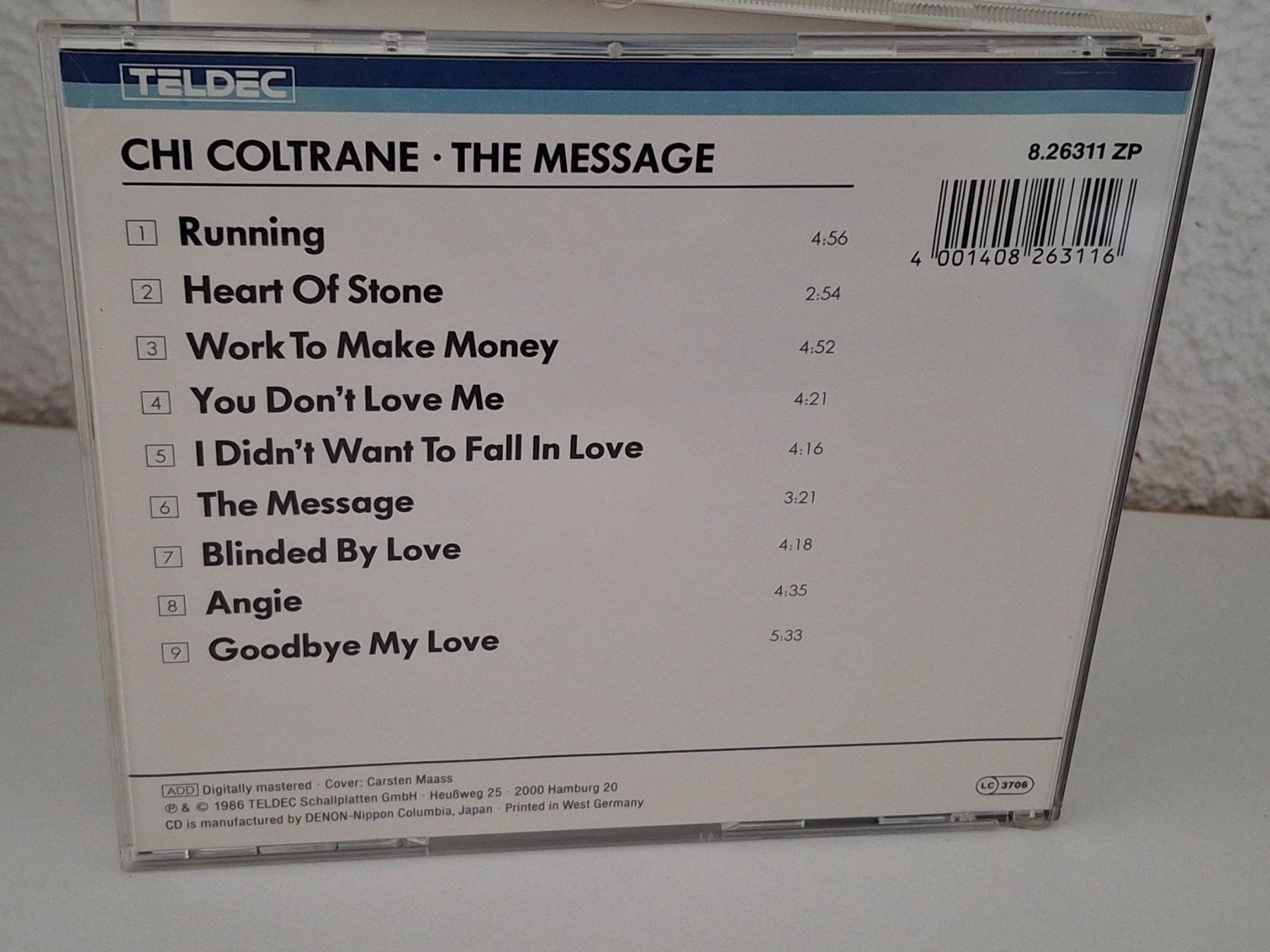 CD: CD Chi Coltrane - The Message  Rarität – Usato da Aarberg venduto da Jackup1 1