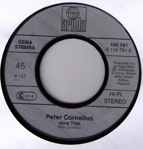 Dischi in vinile: Cornelius Peter: Es Wird Immer Sei' Wie's Immer War 7" – Usato da Steinhausen venduto da Vilivinili 1