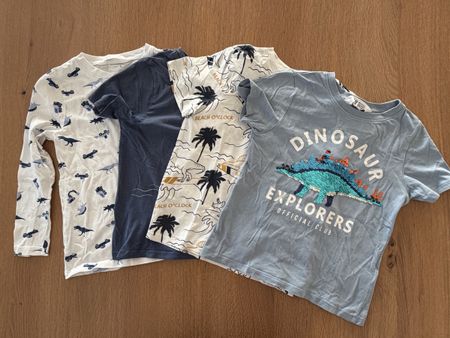 4x H&M T-Shirts Size EUR 110/116 US 4-6Y