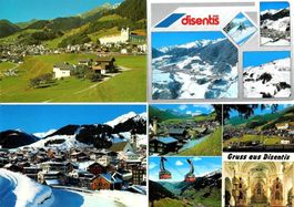 Disentis GR 8 AK Bahnen, neuere Los 2 alle sehr gut erhalten