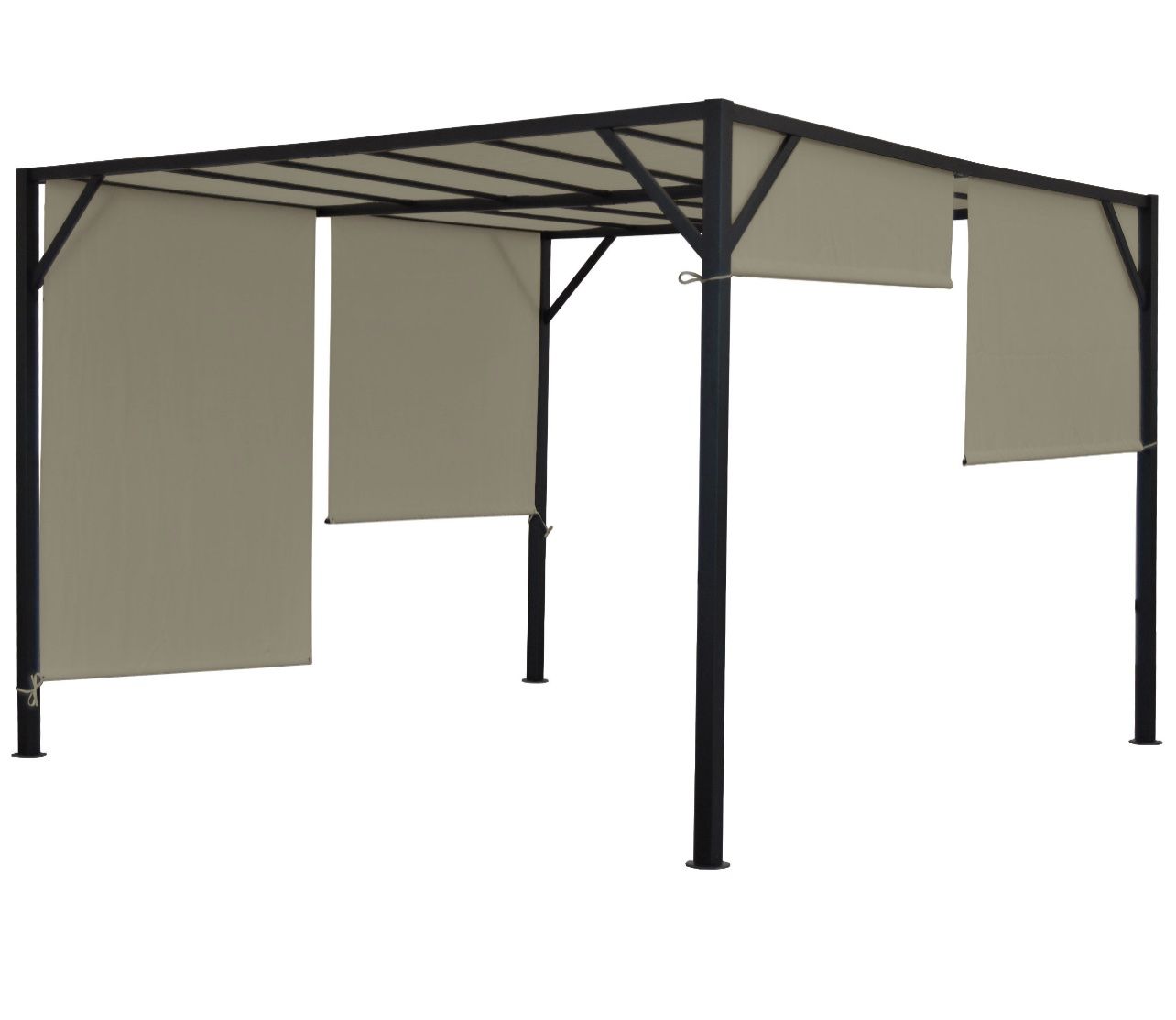 Tende & Padiglioni: + Pergola Baia, Pavillon, 6cm-Stahl-Gestell+Schiebedach – Nuovo e nell'imballaggio originale da Amriswil venduto da JaJa-Express 5