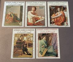 Mauretanien 1967-68 Gemälde briefmarke A023