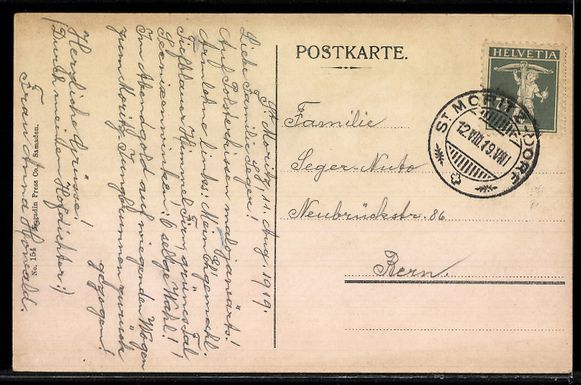 Cartoline postali: AK Sils, Silsersee, Boote am Ufer – Usato da Berlin venduto da bartko-reher 1