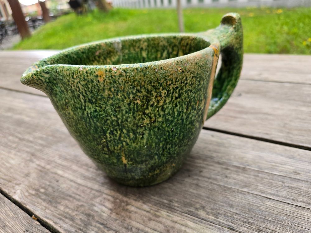 Keramik: Tamegroute-Krug aus Marokko-Unikat (Neu (gemäss Beschreibung ...