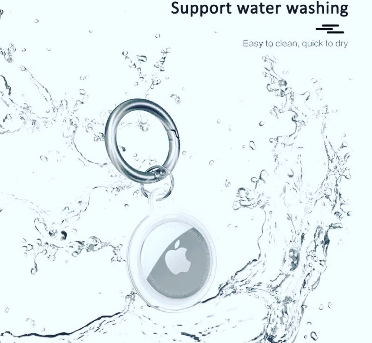 Apple Schlüsselanhänger & - bänder: AirTag durchsichtiges Schutzhülle – Neu und originalverpackt aus Rudolfstetten von 2Angebote 1