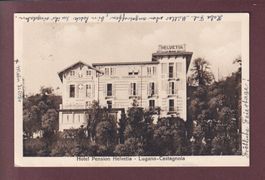 CASTAGNOLA - Hotel Pension Helvetia - 1923