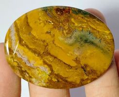 Cabochon L-1848 – Madagaskar Achat 47x35mm