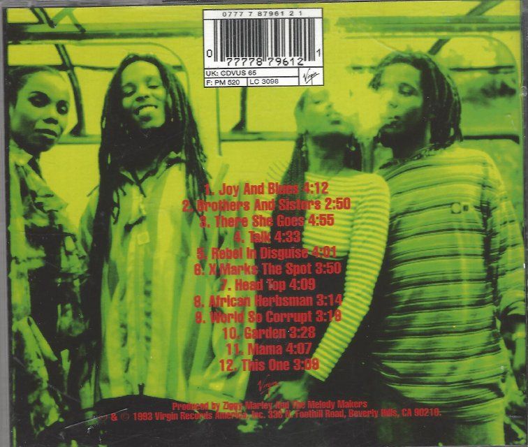CD: CD Ziggy Marley and the Melody Makers – Usato da Courtepin venduto da Fin_dj7p 1