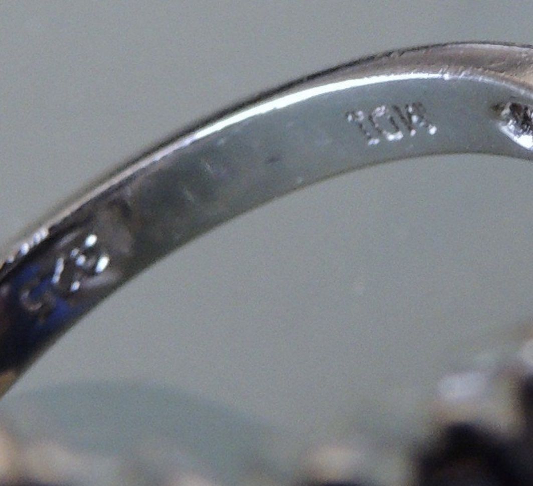Anelli: Ring Silber 925, Cordierit (Iolith), grösse 51 – Usato da Aesch LU venduto da sense83 5