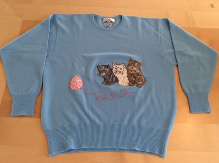 Cashmere sweater / pullover S (Lamm boutique St Moritz )