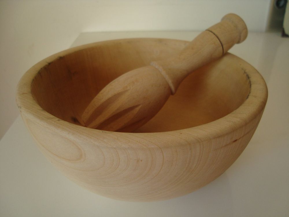 Mortier et pilon en bois (Neu (gemäss Beschreibung)) in Fribourg für ...