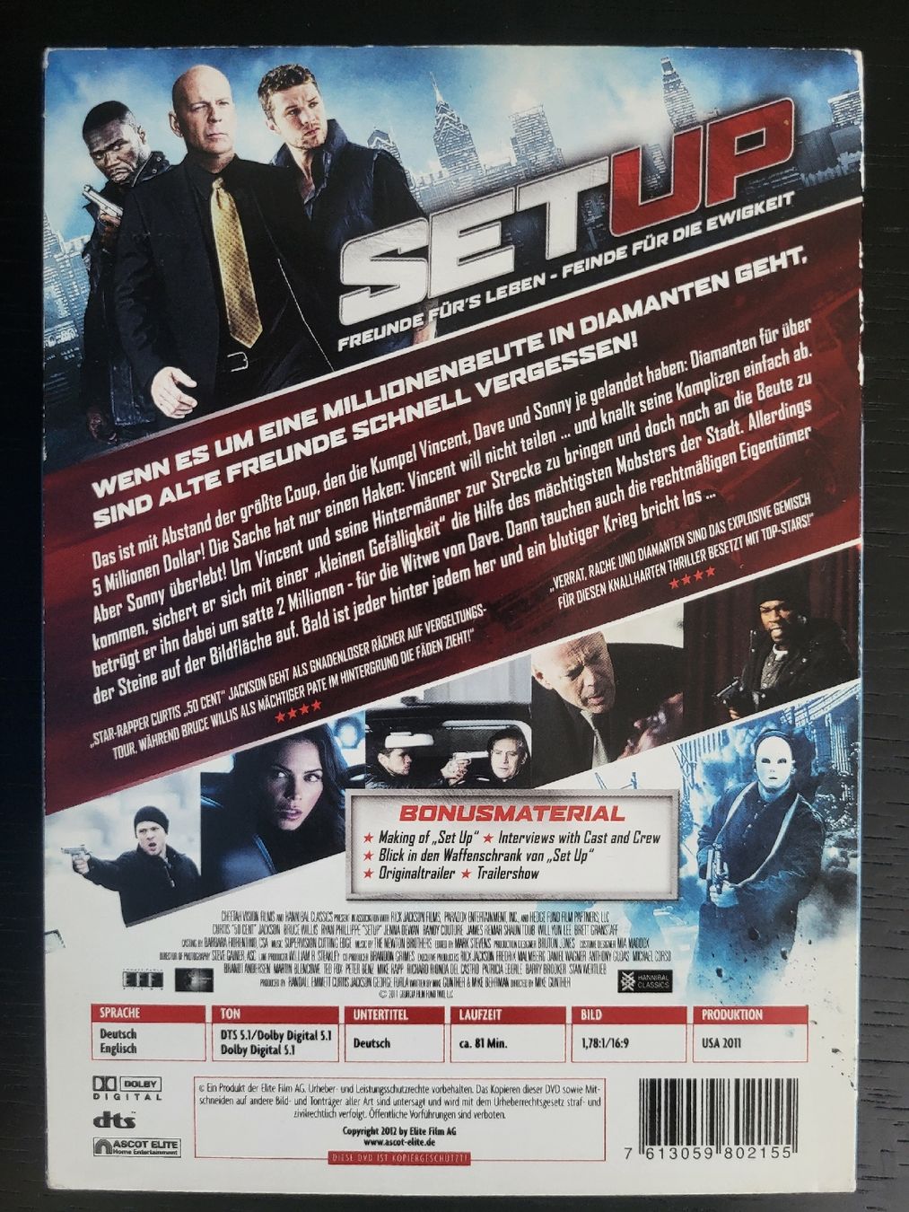 Tutti i DVDs: Set Up mit Bruce Willis guter Zustand – Nuovo (secondo la descrizione) da Lausen venduto da EisAmStiel 1
