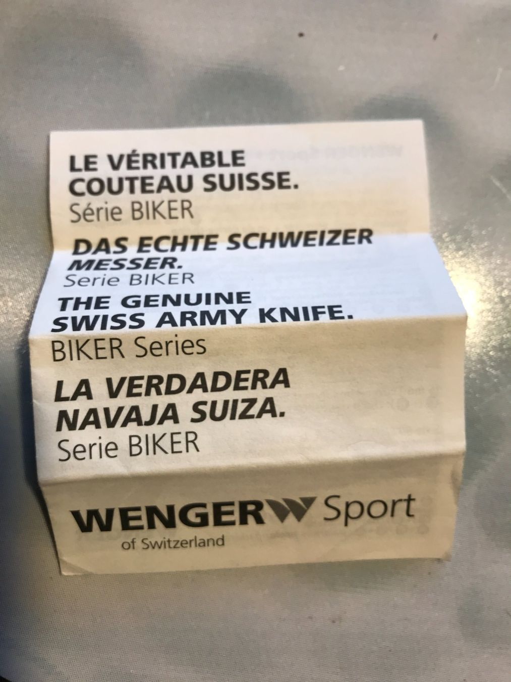 Wenger Coltelli tascabile: Taschenmesser "Wenger Biker 37" – Nuovo e nell'imballaggio originale da Niederscherli venduto da Lucia16 5