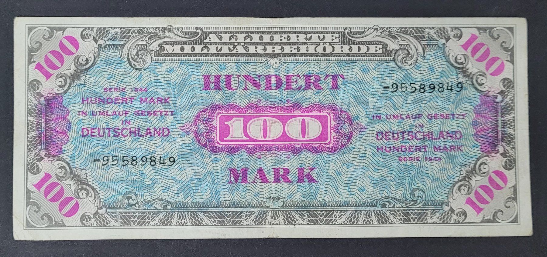Banconote: 100 MARK / DEUTSCHLAND 1944 – Usato da Mumpf venduto da antonio_schweiz_961