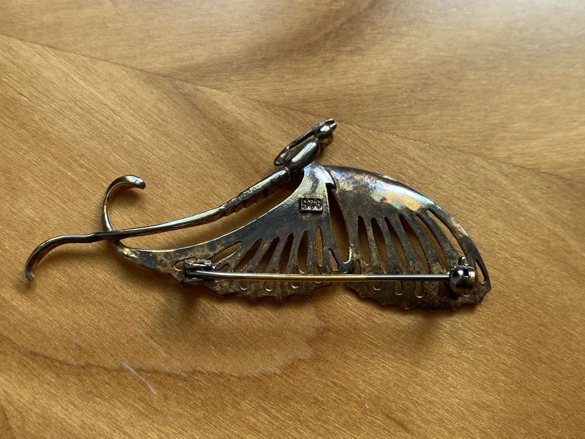 Spille & Fermagli: Vintage Brosche Sterlingsilber 925 – Usato da Birr venduto da Vintage-Liebhaber 5